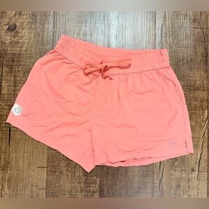Southern Tide Coral Athletic Shorts | Elastic Waist Drawstring | Size XS